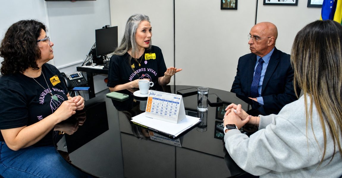 Dr. Mário Heringer recebe movimento Levante Mulheres Vivas e reforça compromisso com o diálogo na construção de políticas públicas